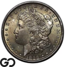 1896 Morgan Silver Dollar Coin, Gorgeous Solid Gem BU++ Toner
