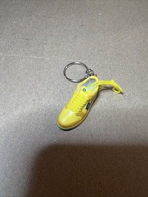 New Mini 3D~ SB DUNK Grateful Dead Yellow~ sneaker shoe keychain Hand-painted