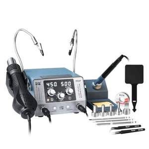 Kaisi 2-in-1 Fer à souder & Station de retravail des pistolets thermiques avec micro-ordinateur PID