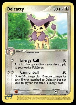 Delcatty Pokemon Ruby and Sapphire 29/109 (LP)