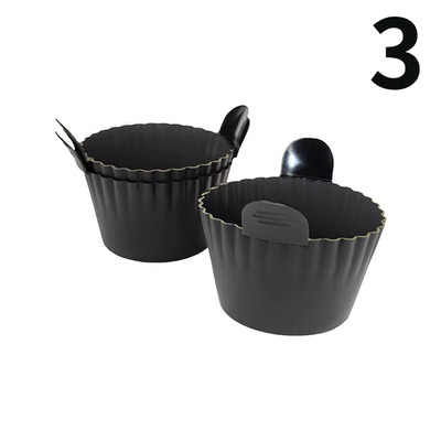 Silikon Luft Friteuse Ei Pochierer Silikon Cupcake Backformen Auflaufförmchen für Luft Braten