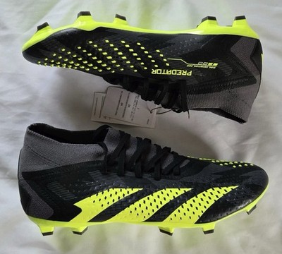 Adidas Predator Accuracy.1 FG Soccer Cleats Black Yellow SIZE 7