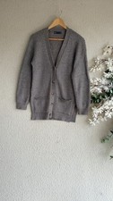 M&S Nutmeg Brown Women's Small Knit Cardigan Button Up Soft Style