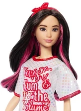 Barbie Fashionistas Fashion Doll,  Twist ‘n’ Turn Mesh Dress