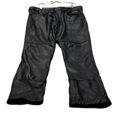 Vintage Leather Pants 70s Hein Gericke Biker Motorcycle USA 44 Rider Racer USED