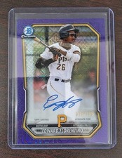 Edward Florentino Bowman Chrome 2026 Purple Mojo Refractor /199 Auto