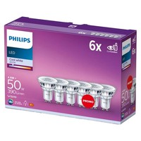 Philips GU10 Led-Spot 4,6W 390Lm 4000K Warmweiß 6 StüCk