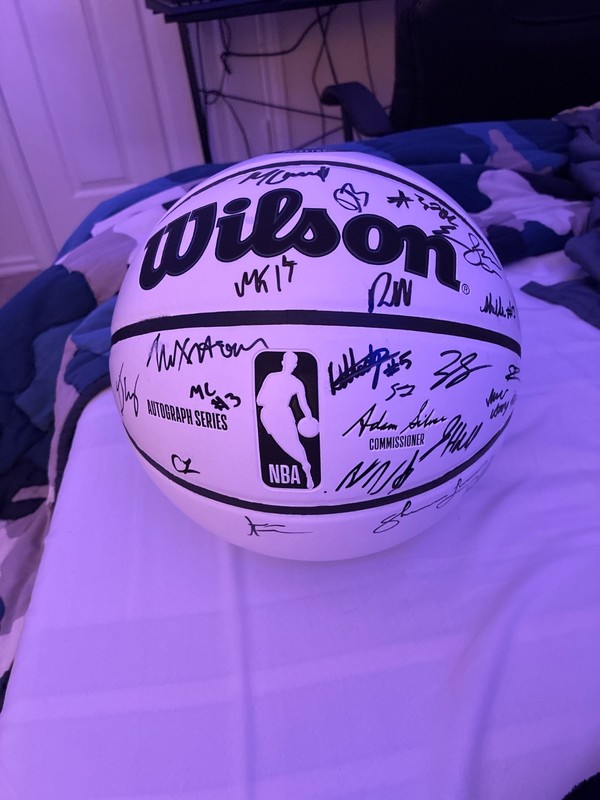 Signed Wilson Texas Legends basketball 2025-26 season.
