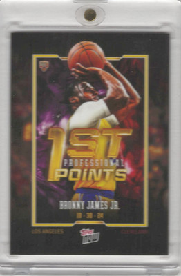 2024 Topps Now #3 Bronny James Jr. 10/30/24 1st Points