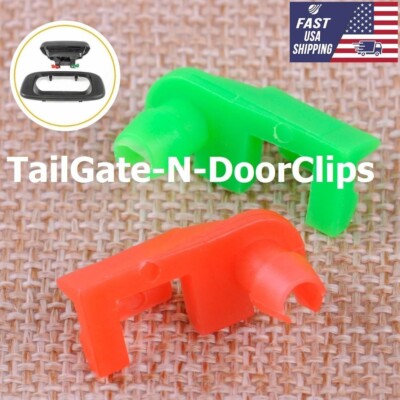 CHEVROLET & GMC TAILGATE LATCH ROD RETAINER CLIPS 99-09 1-Pair OEM-4