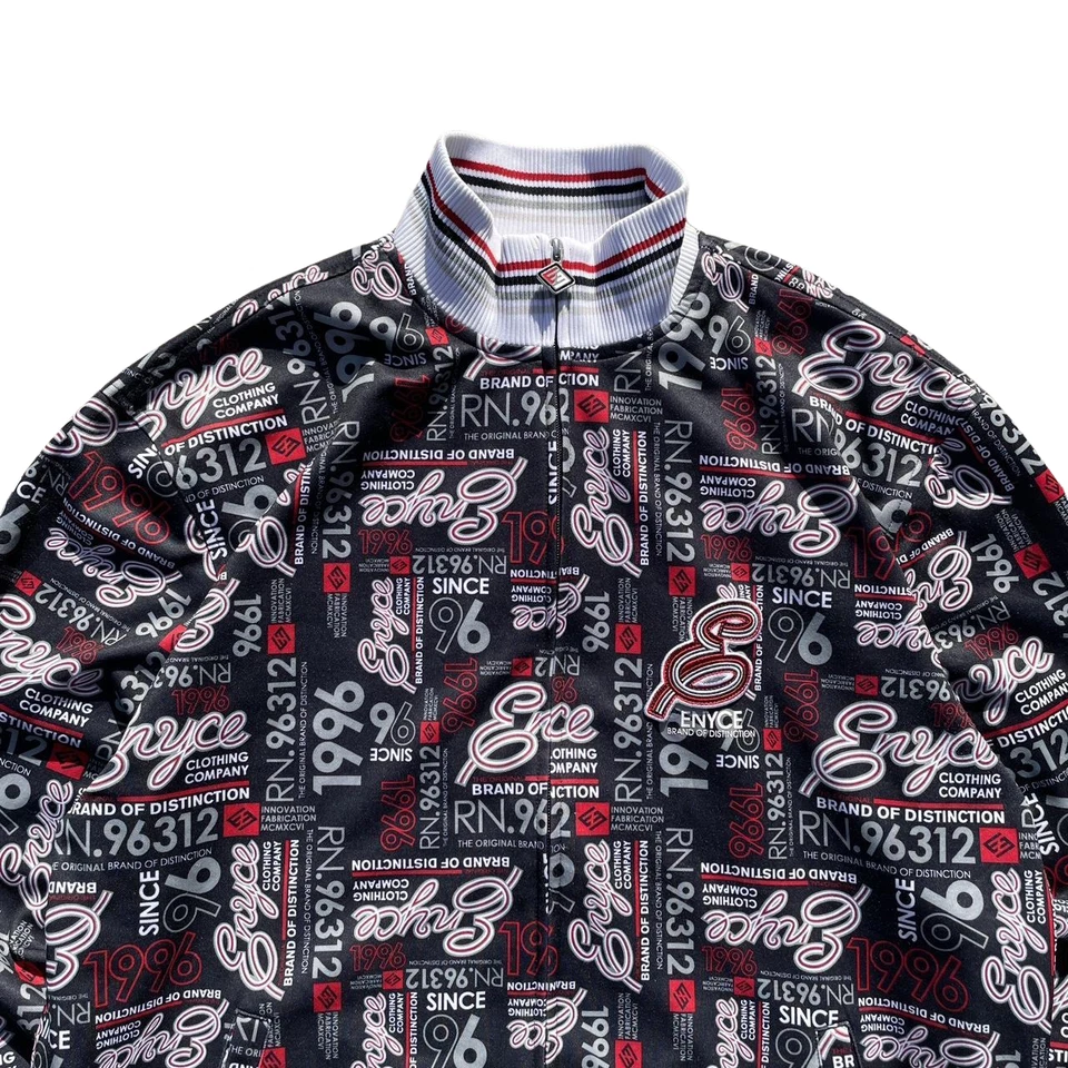 Chaqueta deportiva vintage Y2K Enyce con estampado total talla XL Foto 2 de 4