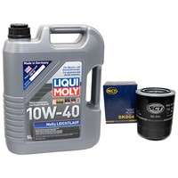 MotoröL Set MOS2 Leichtlauf 10W40 5 Liter ÖLfilter SK804 FüR Ford Toyota VW
