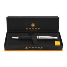 RARE BLACK AND CHROME CROSS CALAIS BALLPOINT PEN NEW GRADUATION GOLF DAD GIFT