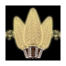 C9 Christmas Lights LED Bulb Pack of 500 Soft Warm White Replacement Christ...