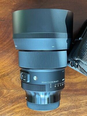 New in box! Sigma 85mm f/1.4 DG DN Art Lens for Sony E-mount w/ Hoya Filter Kit 