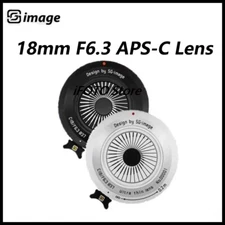 SGimage 18mm F6.3 APS-C Pancake Lens Manual Focus for Sony Nikon Fuji M43 Camera
