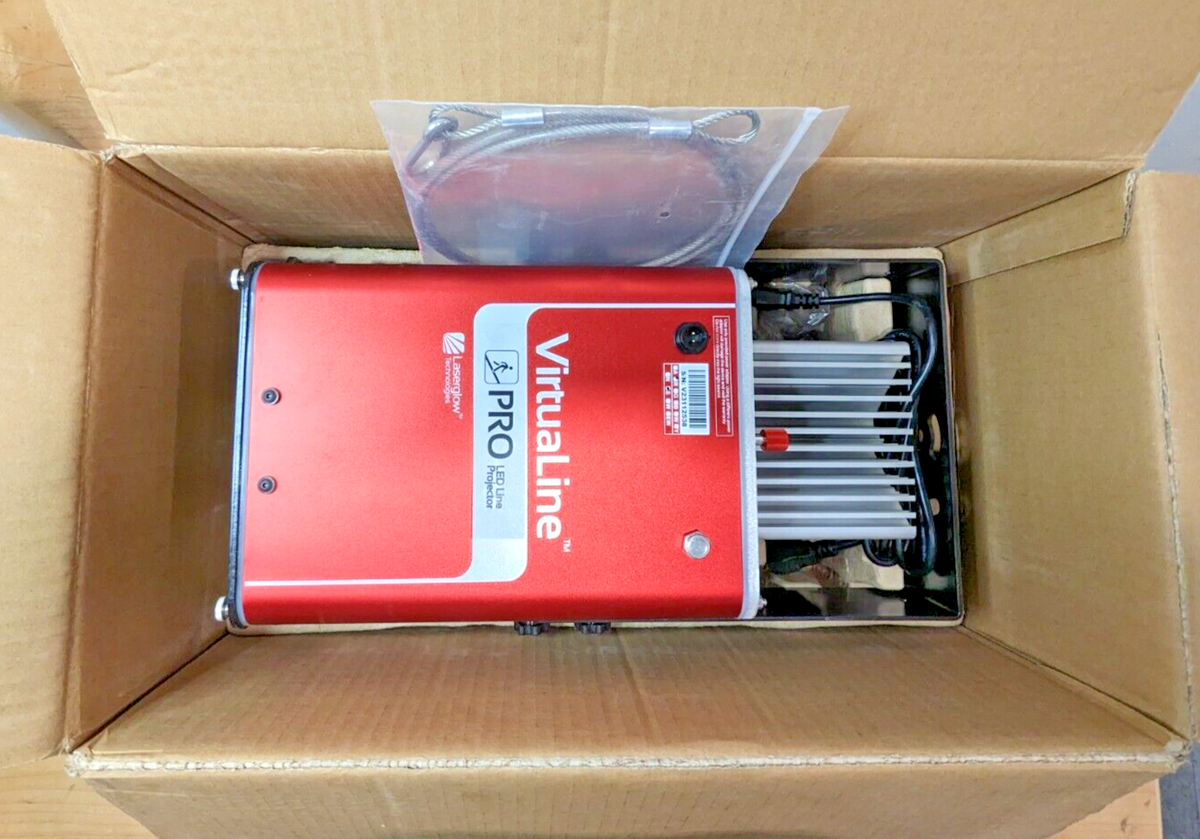 LASERGLOW VirtuaLine PRO Line Projector V2 Red Standard Angle Lens