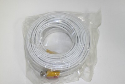 50ft Premade CCTV Security Camera System Siamese Video/Power BNC Cable