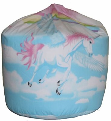 Einhörner gefüllt Sitzsack Zimmer Accessoire Mystical rosa blau lila Kinder 