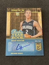 CALEB HOUSTAN 2022-23 Donruss Elite ROOKIE YEARBOOK AUTO Class of 22 GOLD 08/10