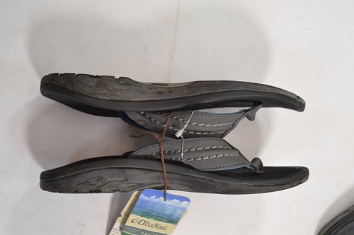 Sandalias para hombre Olukai HOKUA sombra oscura gris carbón serie Makai - Imagen 11 de 12