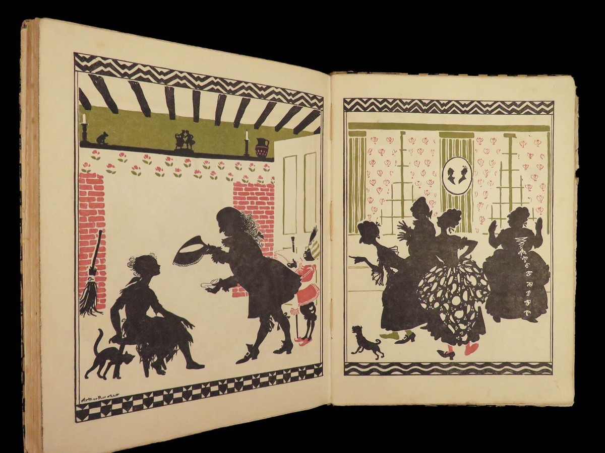 1919 Cinderella 1st ed Arthur Rackham Illustrated Grimm Fairy