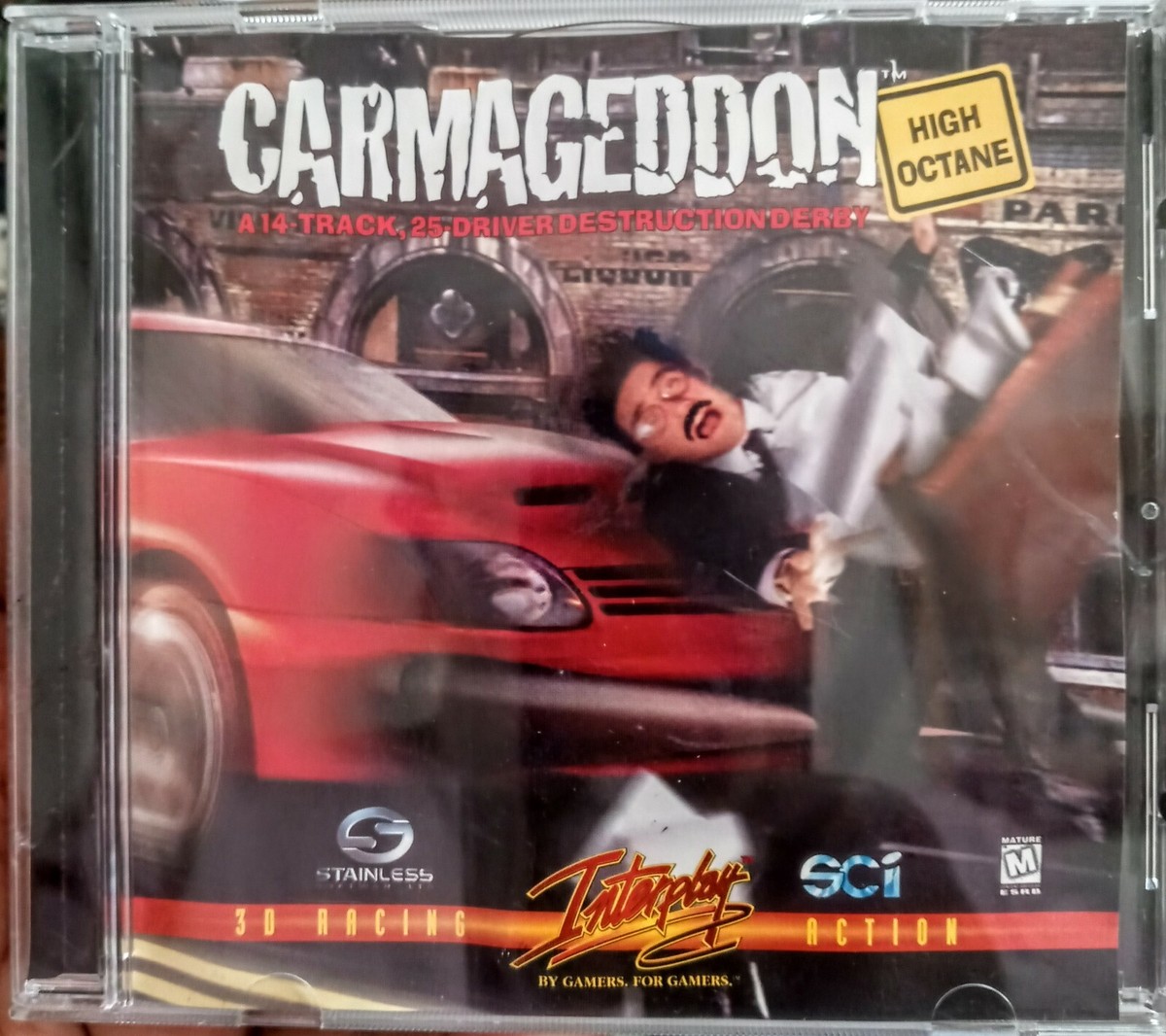 Carmageddon PC Video Game Combat 3D Racing Interplay 1997 CD-ROM