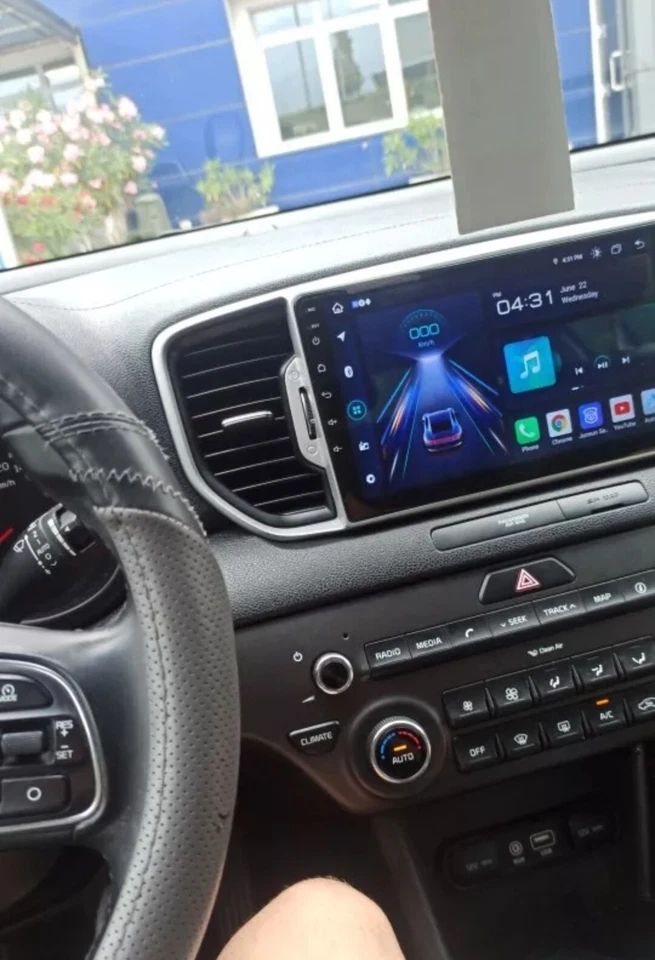 RADIO 2 DIN PER KIA SPORTAGE 4 BLUETOOTH USB ANDROID WI-FI NAVIGATORE GPS RDS - Immagine 3 di 4