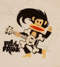 NWT PAUL FRANK Luxe Monkey Shorts Shirt Top Set Baby 0-3M Guitar Musician