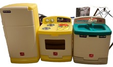 Vtg Step 2 Play Kitchen Refrigerator Fridge Oven Stove Sink Dishwasher