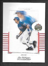 ALEX RODRIGUEZ   2002 FLEER FOCUS JERSEY EDITION MATERIALISTIC JUMBOS AWAY #2