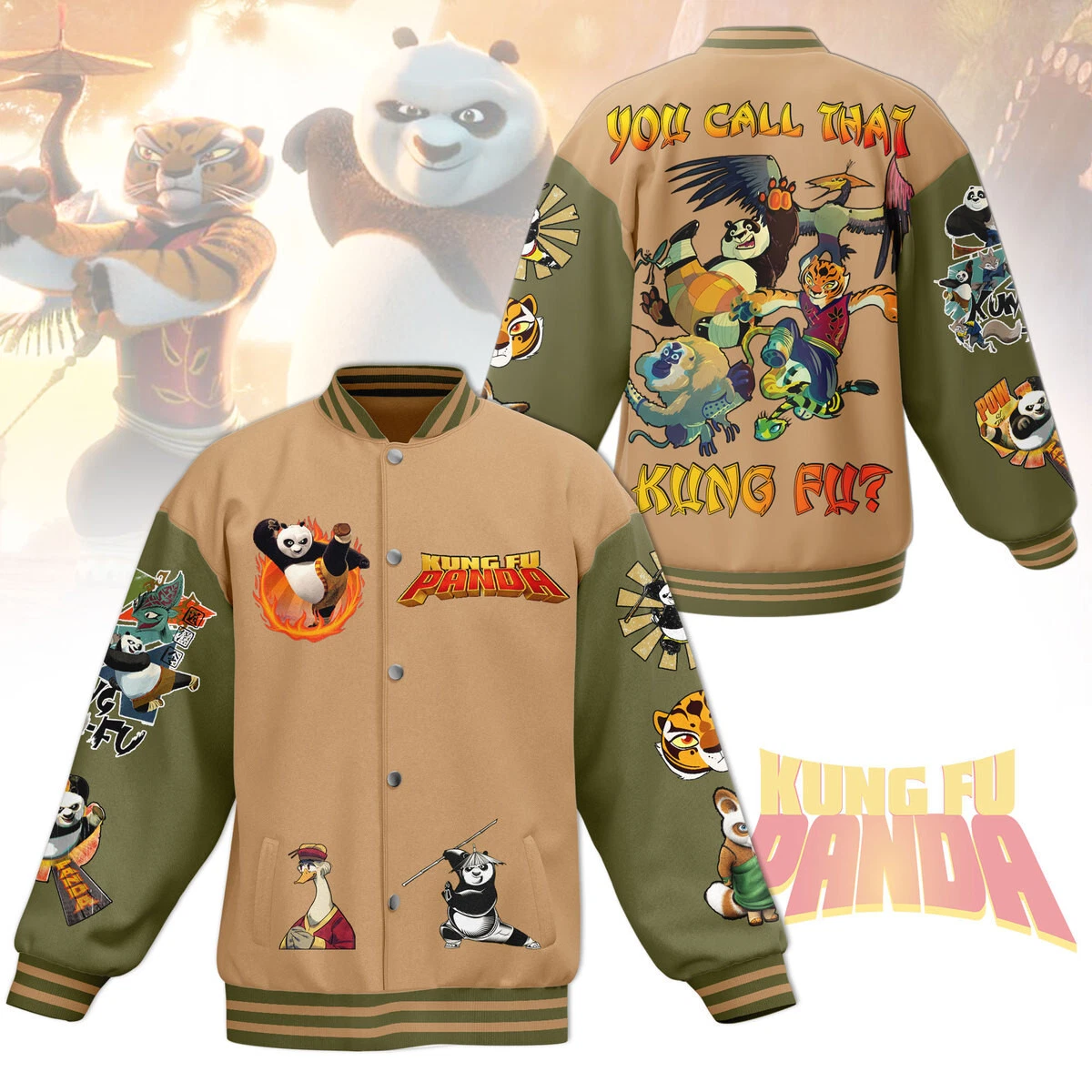 Kung Fu Panda New Baseball Jacket For Fan