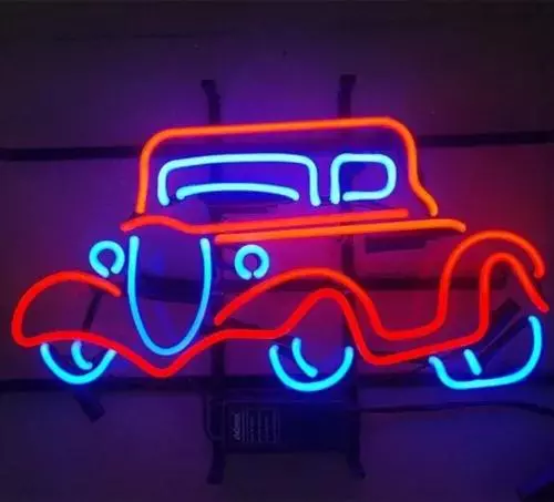 Neon lights for car cheap glass