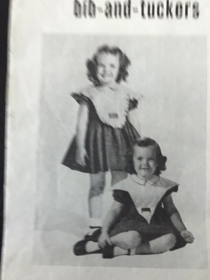 NOS Uncut Girls Princess Dress Bib-Tucker Singer Sewing Pattern Talon 1002-S - Image 2 of 4