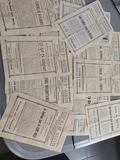 Lot 30 programmes Cinéma St Martin Morlaix 29 1960-61-62 +3 tickets