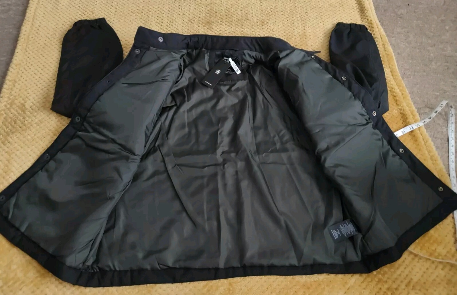 G-Star Raw Deline Track  Overshirt Black Jacket Coat Men's Size XL. BNWT.RRP£170 image 6