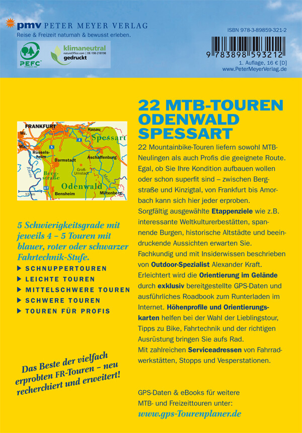 Thumbnail - Alexander Kraft / 22 Mtb-touren Odenwald Spessart