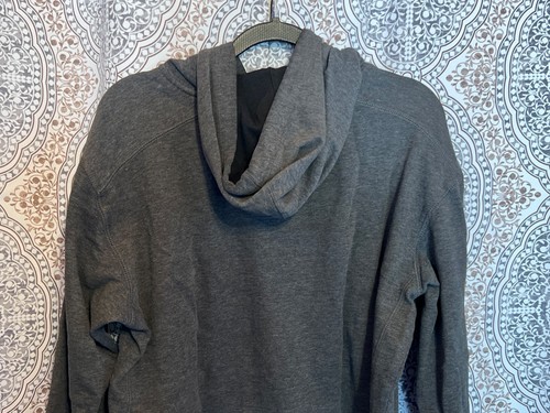 Starter Mens Full-Zip Hoodie Charcoal Heather S (34-36) Cotton/Polyester Blend - Picture 4 of 6