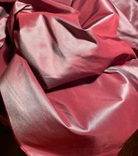 DONGHIA Silk Taffeta Iridescent plum plain 20+ yards new