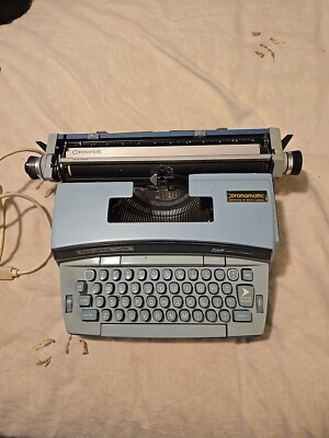 SMITH-CORONA CRONOMATIC Super 12 CARTRIDGE TYPE WRITER Vtg W Case & Cartridges