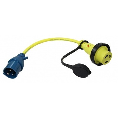 Marine accessoires adapter cable CEE plug 16A 230V 15m