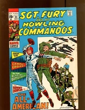 S.G.T. Fury #81 - Dick Ayers Cover Art! (4.5) 1970