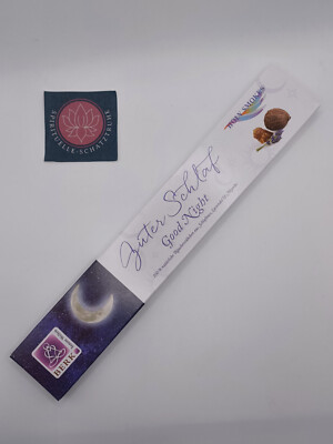 1 x 10 g Guter Schlaf Räucherstäbchen Good Night Berk 100 % natürlich