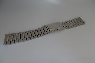 Omega Holzer  Bracelet Stainless Steel 20mm Vintage