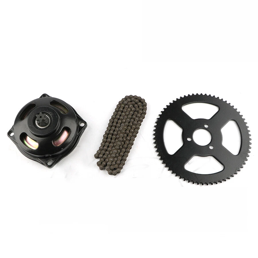 Mini Moto Drive T8F 108 eslabones bucles cadena con caja de cambios piñón trasero 6T ajuste 49cc Foto 2 de 4