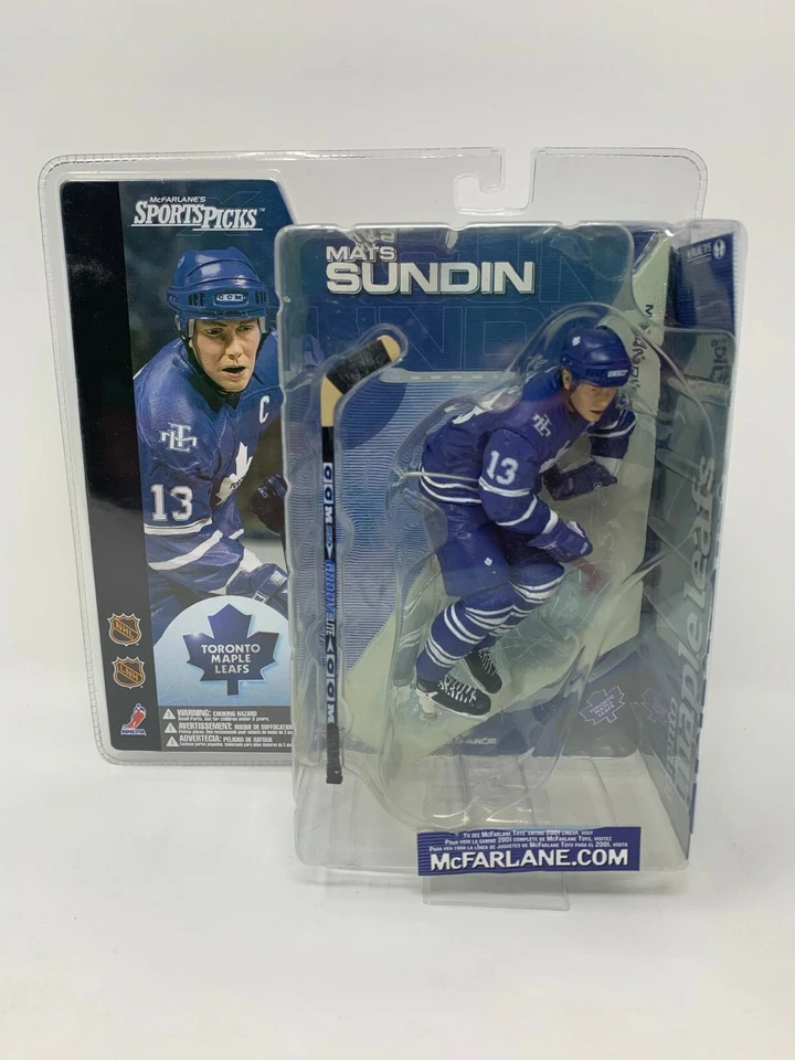Фигурка Mcfarlane NHL Mats Sundin Toronto Maple Leafs Blue Jersey серия 1 6 дюймов - Изображение 3 из 4