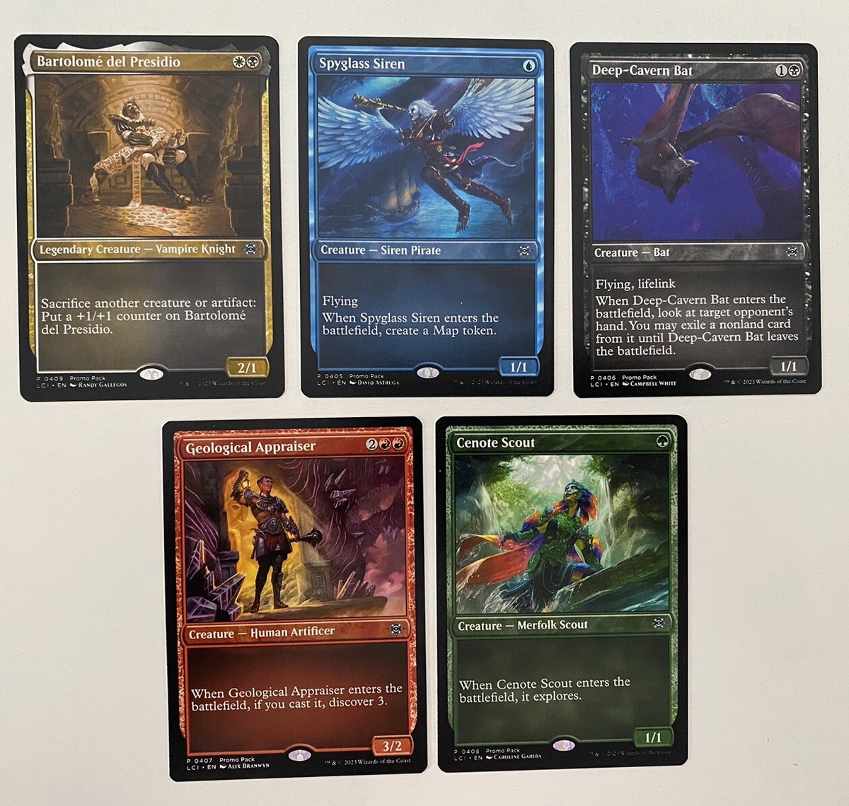 MTG LCI *Non-Foil* Promo Pack Exclusives (Qty: 5) NM/MT Lost
