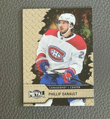 2020-21 Upper Deck Metal Universe Hockey Base Card #24 Phillip Danault Canadians