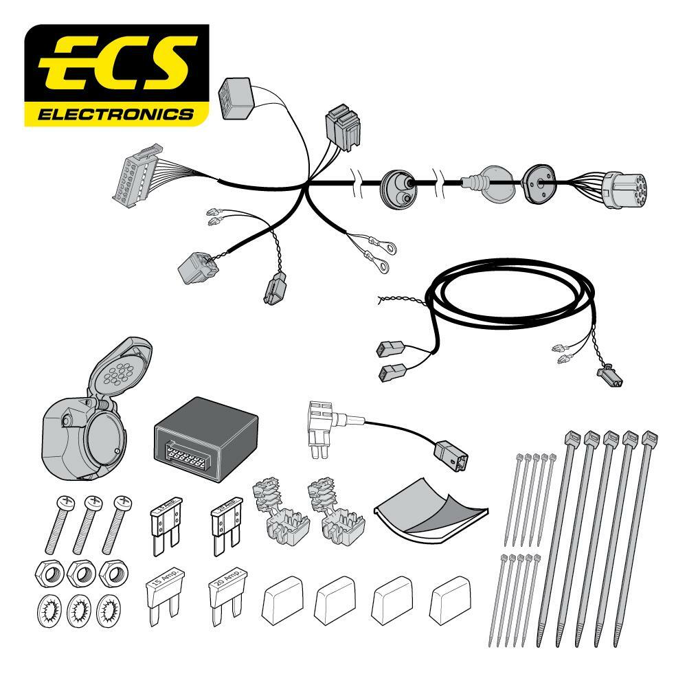 Towbar Wiring Kit FORD Mondeo Estate Nov 2014 - 13 Pin FR10613U