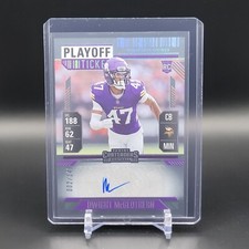 2024 Panini Contenders Playoff Ticket Auto Dwight McGlothern #200 /149 Vikings